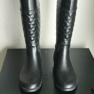Quilted Rain Boots